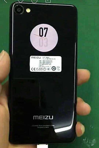 Meizu X2 leaks with circular secondary display?