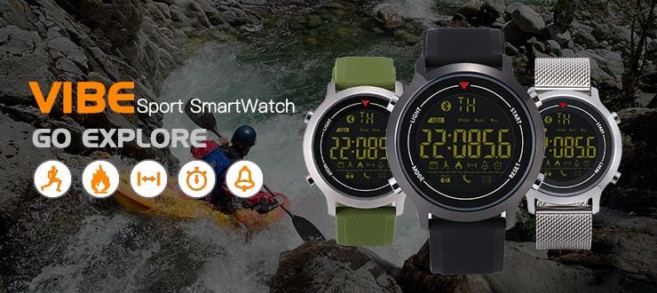 Zeblaze VIBE Outdoor Smartwatch Launched for $16.99