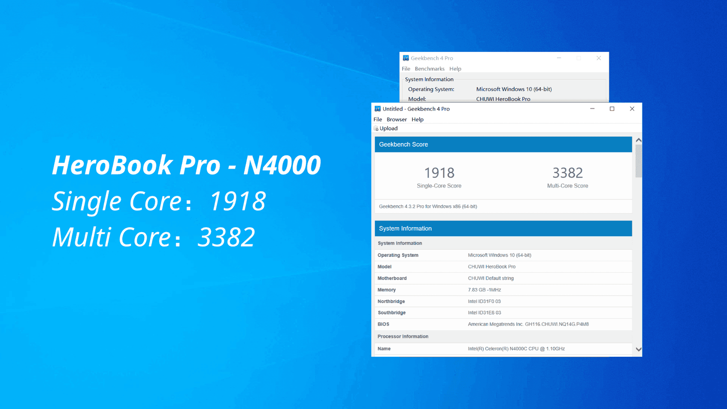 Upgraded CHUWI HeroBook Pro will be launched soon on Amazon