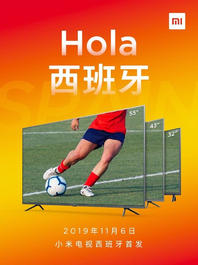 Xiaomi TV brand officially enters the Spanish market