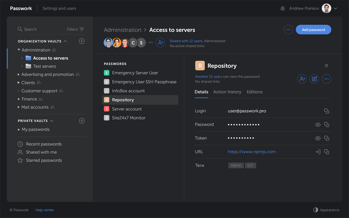 Passwork review: one of the best password managers for business