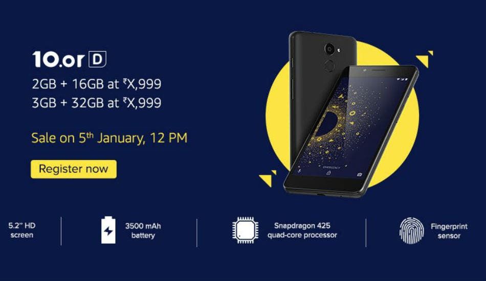 Ultra-affordable 10.or D launched in India under 'Crafted for Amazon' program
