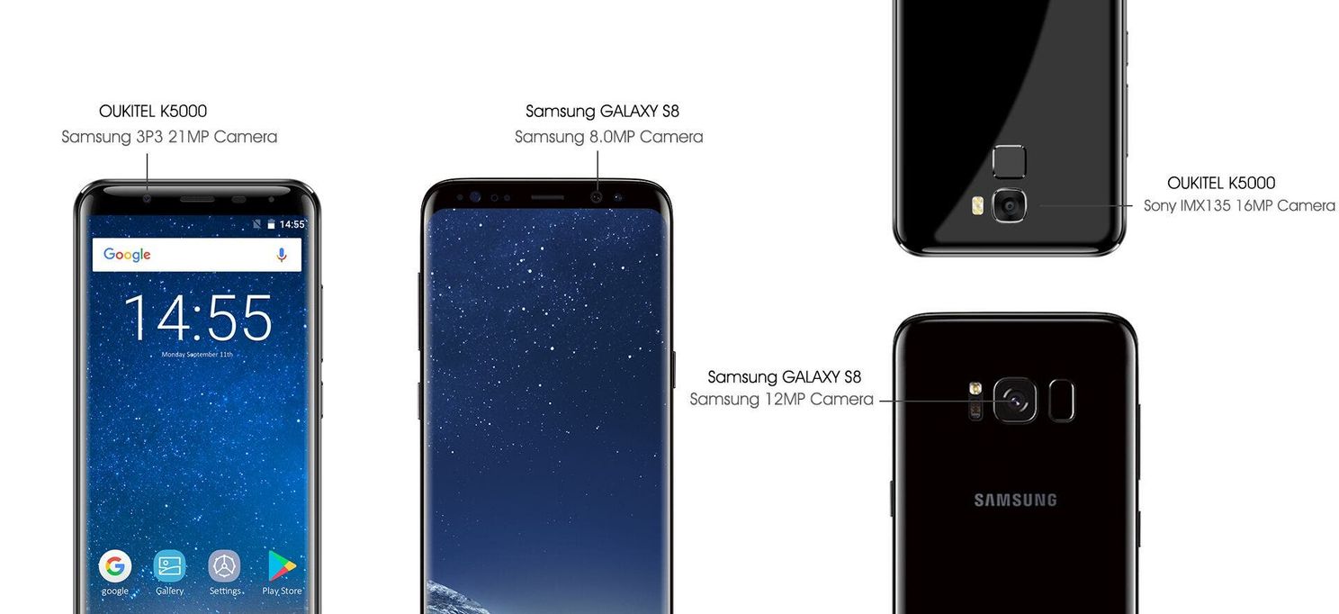 Oukitel K5000 vs Samsung Galaxy S8 - Battery vs Performance?