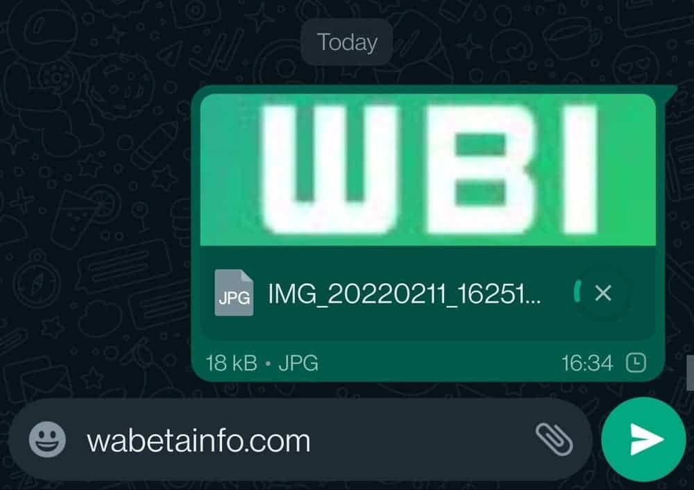 Sending images on WhatsApp in original quality becomes better