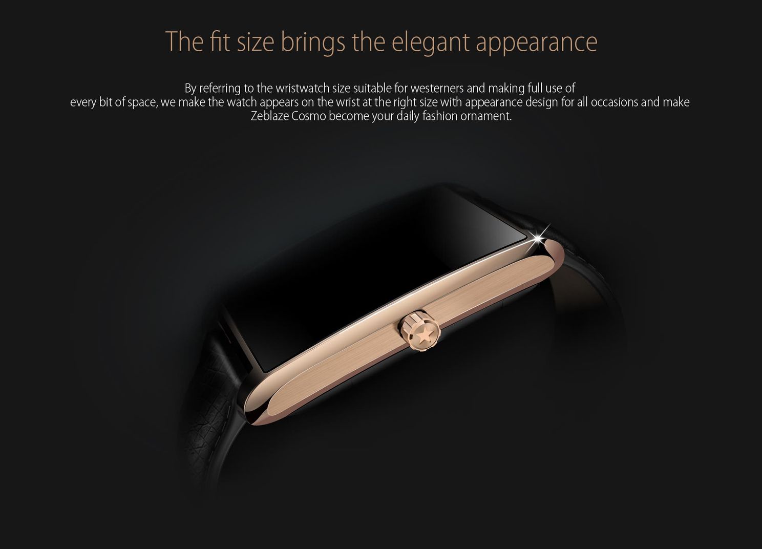 Zeblaze Cosmo is another stylish wearable with smart features
