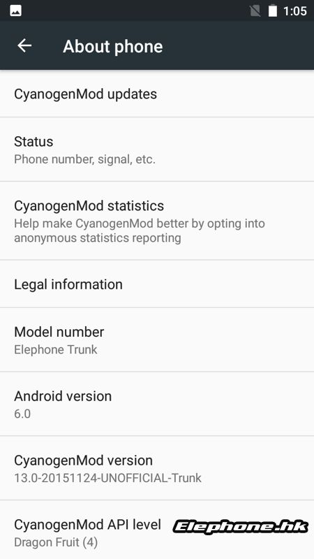 Elephone Trunk gets Android 6.0
