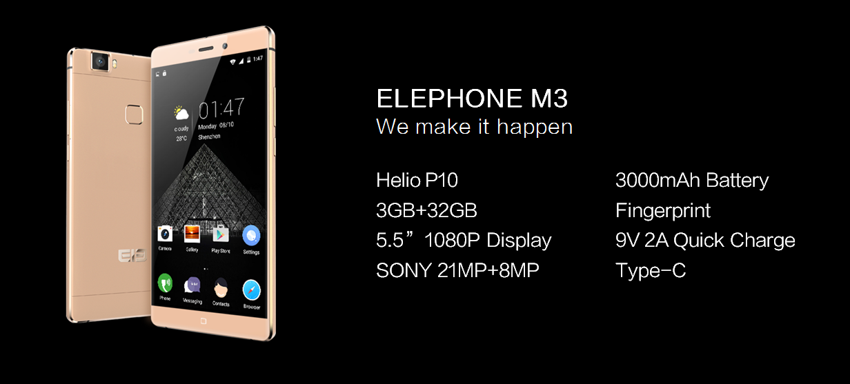 Elephone P9000 Edge getting Helio X20? and Elephone S3 totally borderless