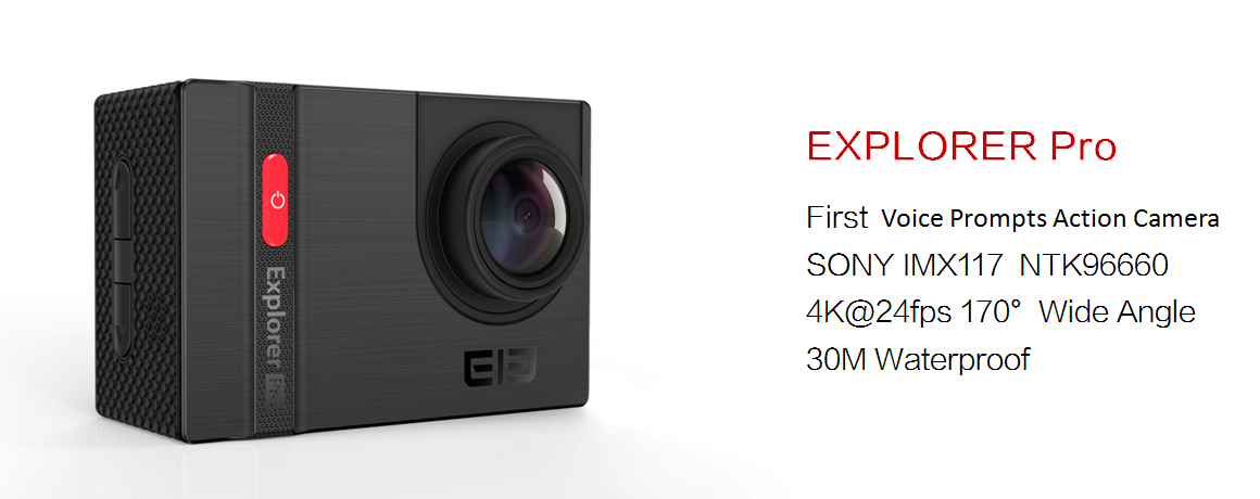Elephone Explorer Pro first action camera to speak