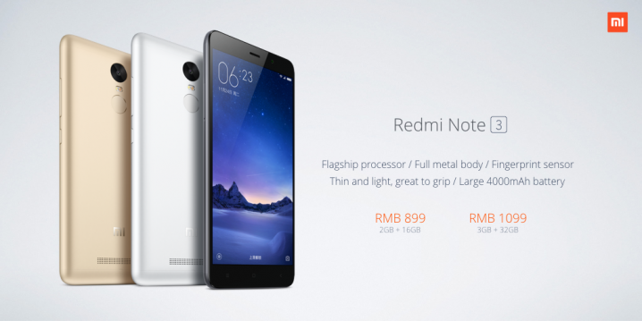 Xiaomi Redmi Note 3 launched, 4000mAh battery, Helio X10