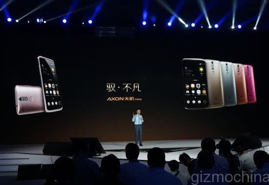 ZTE Axon Mini is claimed to be the world's first phone with force touchscreen