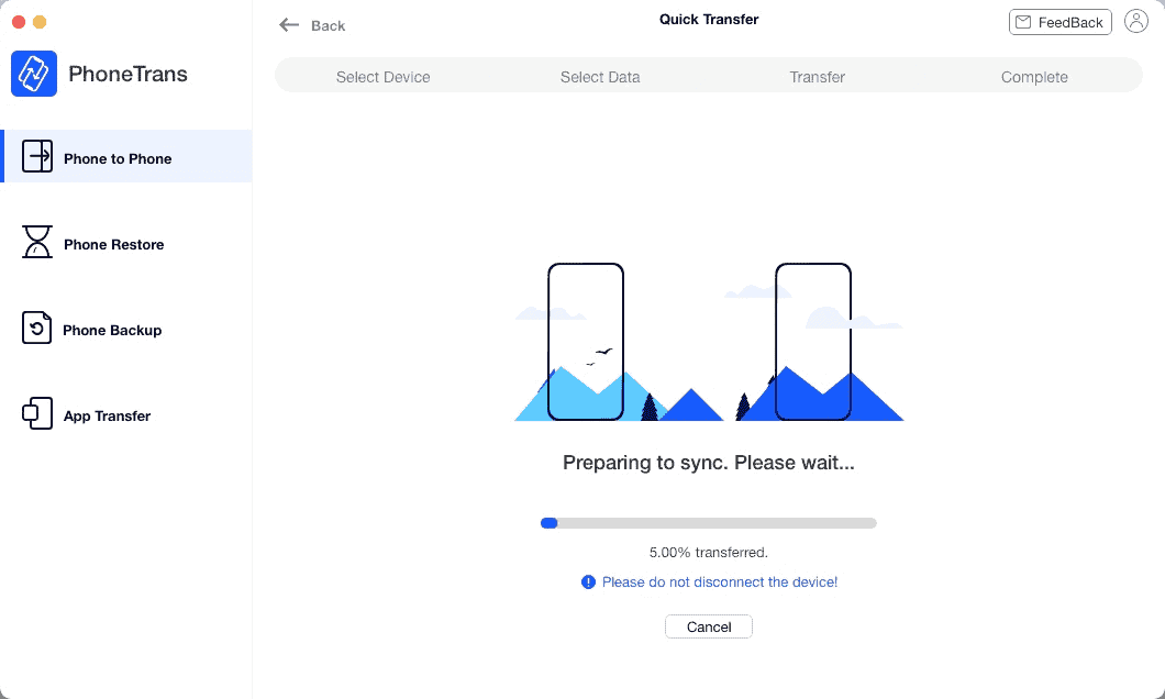 PhoneTrans: Full-way Phone to Phone Transfer Tool