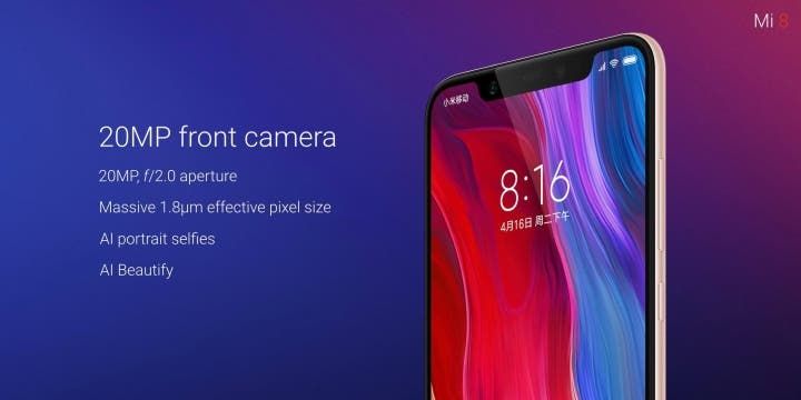 Xiaomi Mi 8, Mi 8 Explorer Edition & Mi 8 SE Officially Launched with Under-Display Fingerprint Scanner