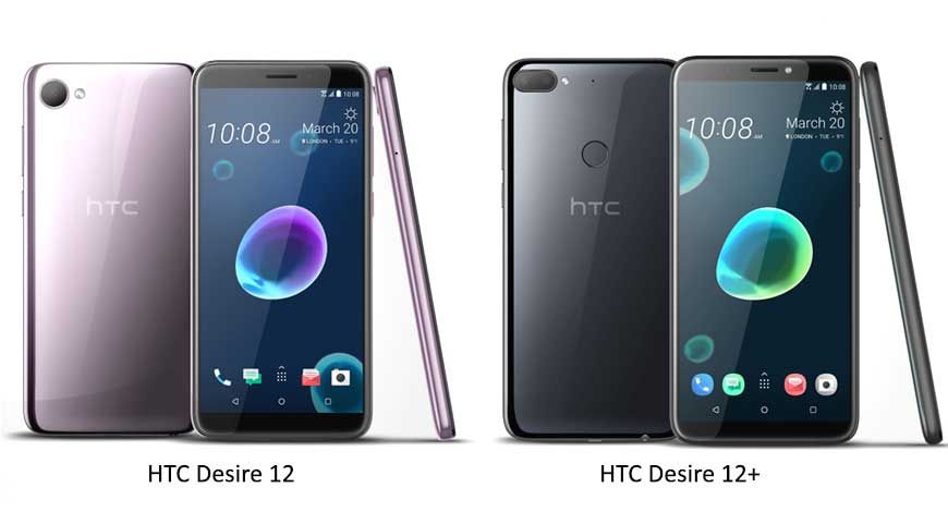 HTC desire 12 and desire 12+ launched in India
