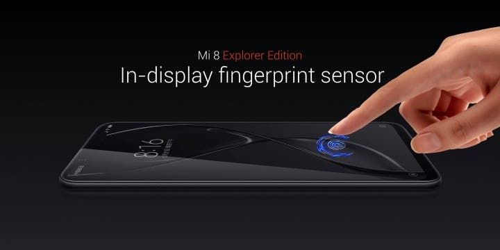 Xiaomi Mi 8, Mi 8 Explorer Edition & Mi 8 SE Officially Launched with Under-Display Fingerprint Scanner