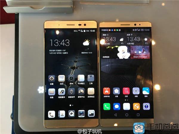 ZTE Axon Max specs and photos with the Huawei Mate 8