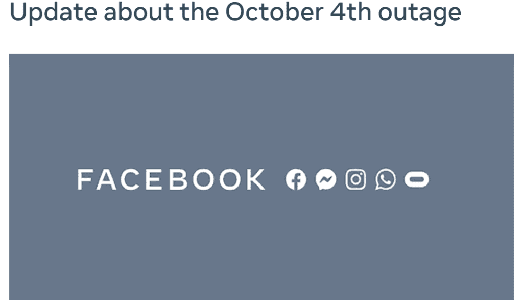Facebook denies claims of user data leak due to the downtime