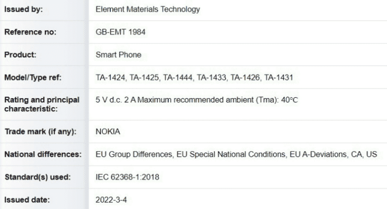 Nokia's new phones are certified to support 10W charging