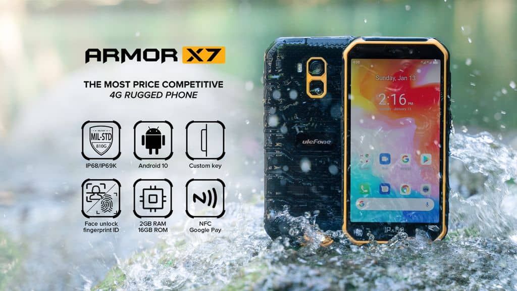 New rugged Ulefone Armor X7 will launch soon with a giveaway
