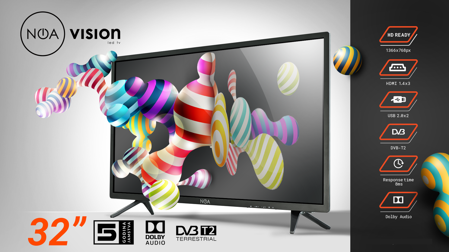 NOA Vision LED TVs in 32" and 43" Sizes Launched