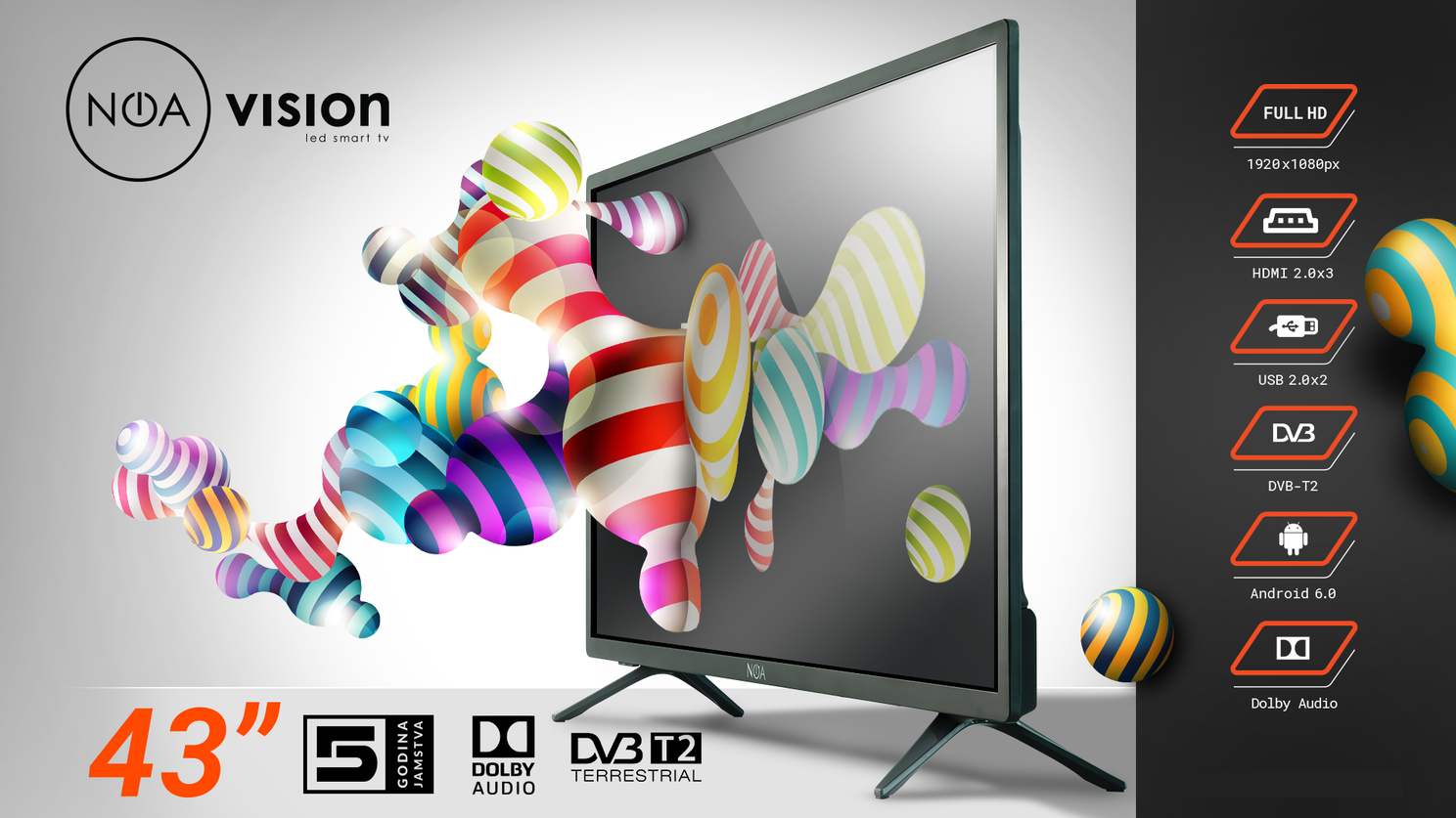 NOA Vision LED TVs in 32" and 43" Sizes Launched