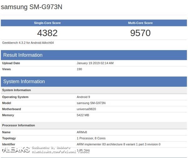 Samsung Exynos 9820