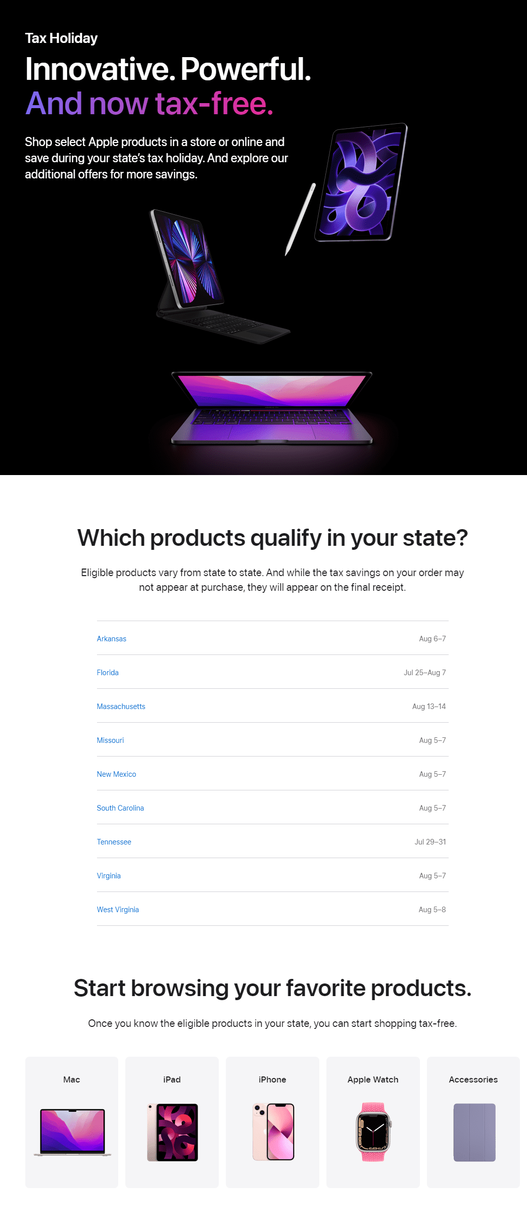 Americans will love this - Apple tax-free sales is coming to 9 US states