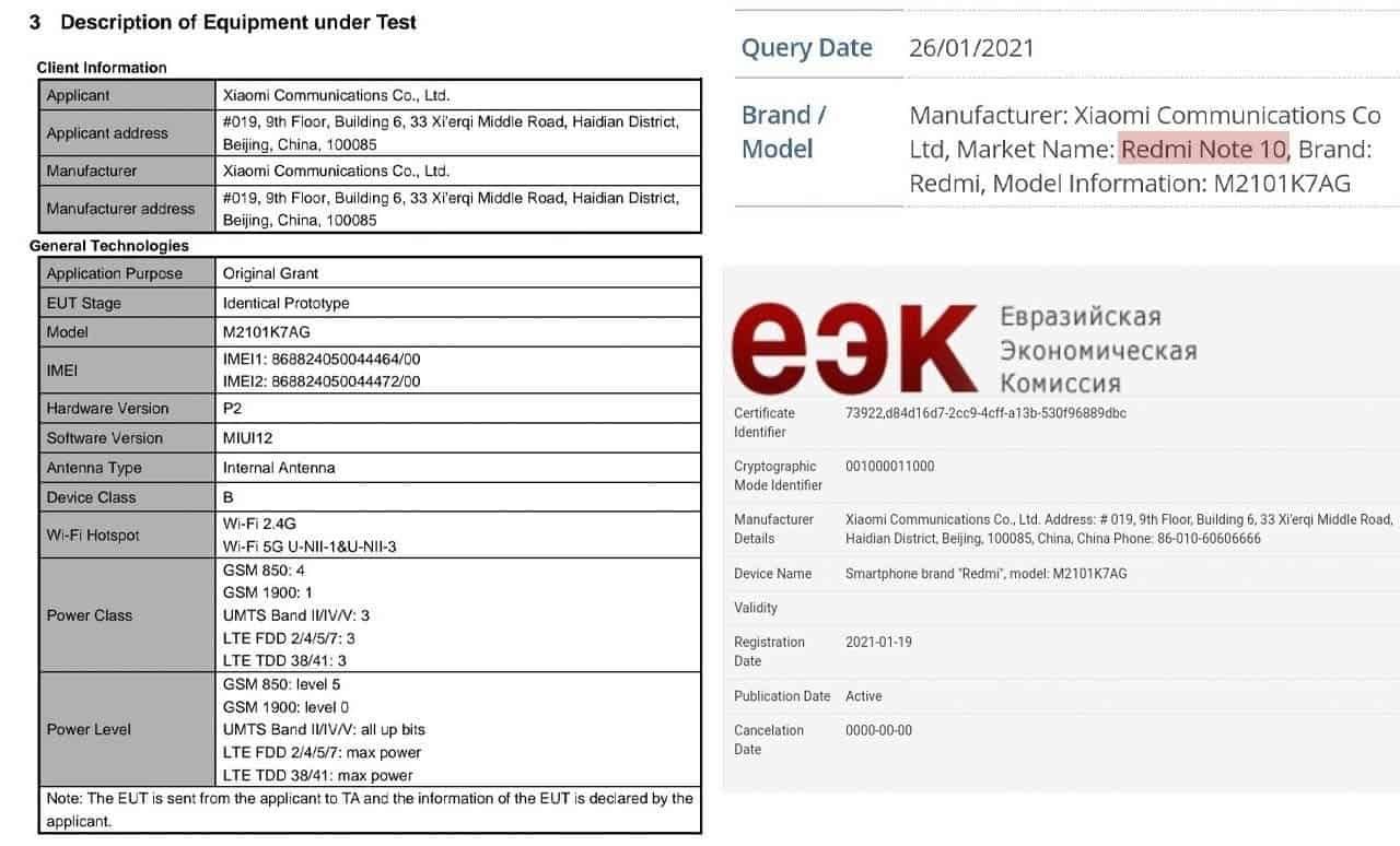 The first teaser of the upcoming Redmi Note 10 has appeared