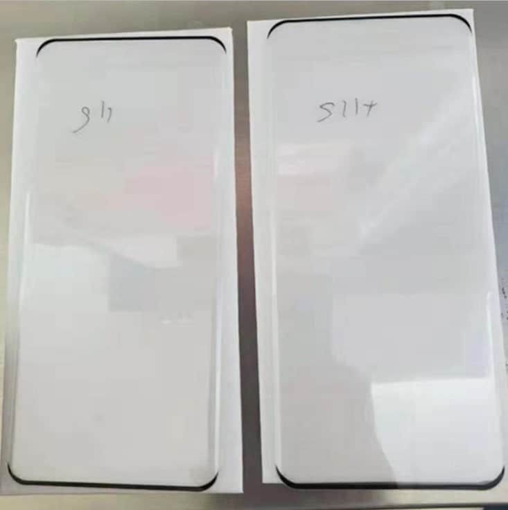 Samsung Galaxy S11 / S11+ screen ultra-narrow bezel exposed