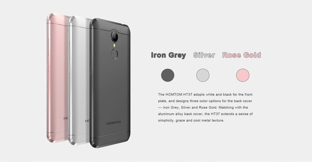 Homtom HT37 now available in the Rose Gold variant