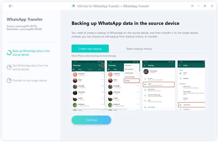 Transfer Whatsapp from Android to iPhone with ease