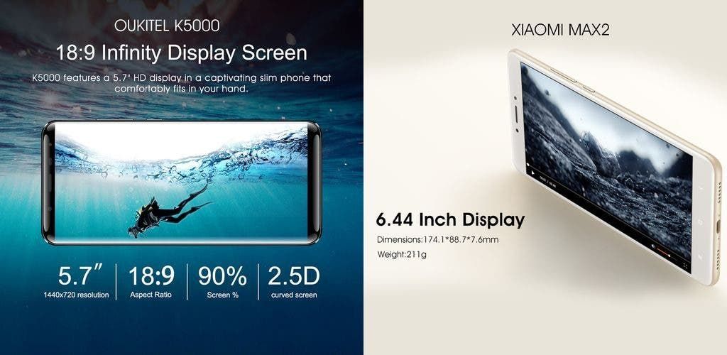 Would you prefer Oukitel K5000 over Xiaomi Max 2 for 11.11. ?