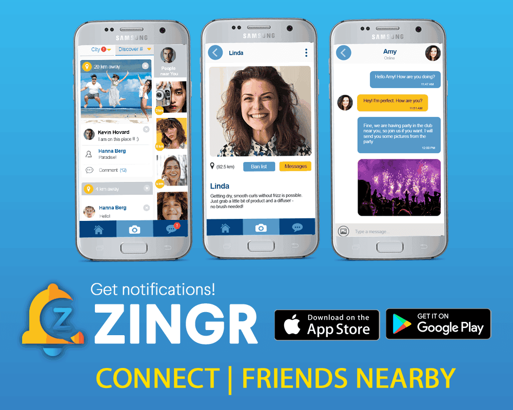 ZINGR – the safest app to meet friends online in your area