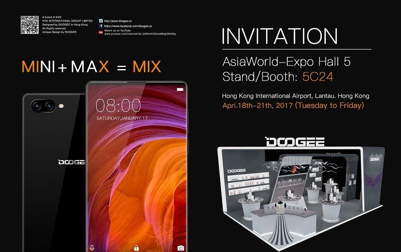 Doogee To Release Dual camera, Bezel-less Doogee MIX!