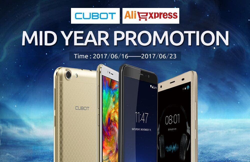 Cubot Mid-Year Promotion is Live with Hefty Discounts