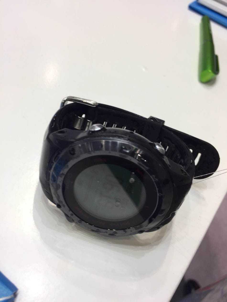 Upcoming Cubot F1 smartwatch shown at the Asia World Expo