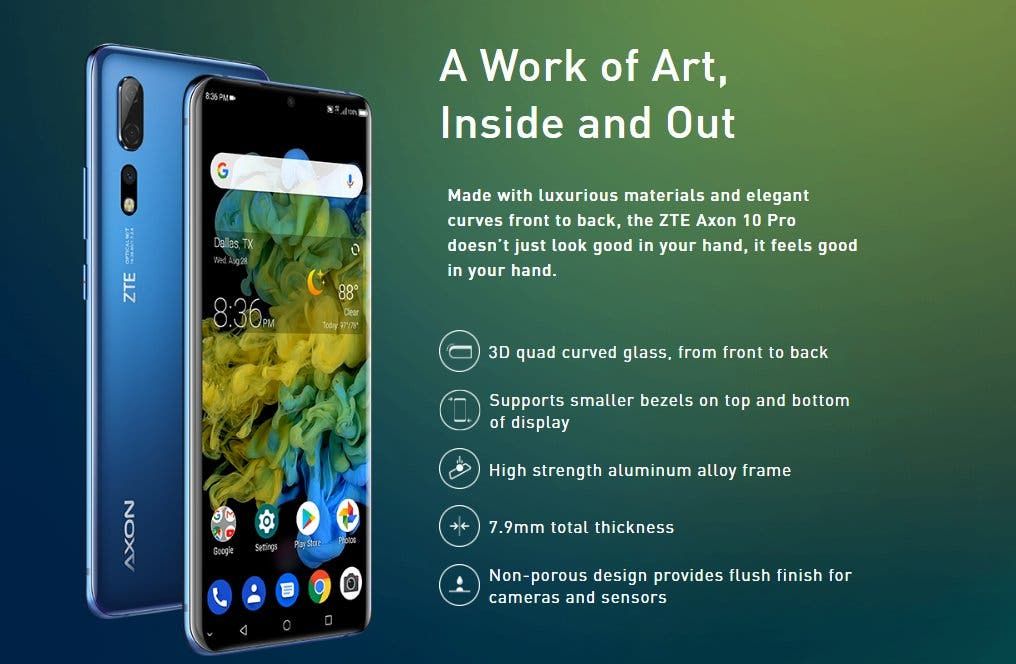 ZTE Axon 10 Pro heading to U.S, price starts at $550