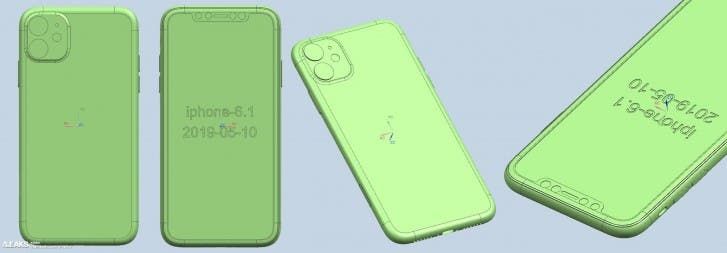 2019 iPhone family's showcased via CAD renders