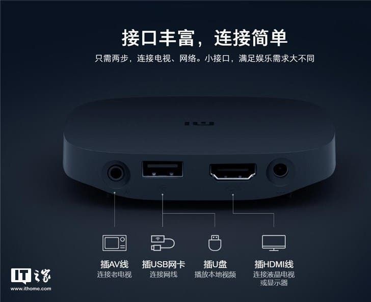 Xiaomi Mi Box 4 SE Officially Announced at 189 Yuan ($28)