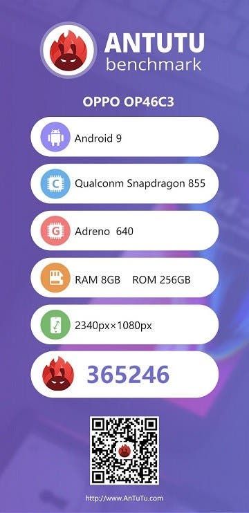 New OPPO Phone With Snapdragon 855 Appeared in AnTuTu Database