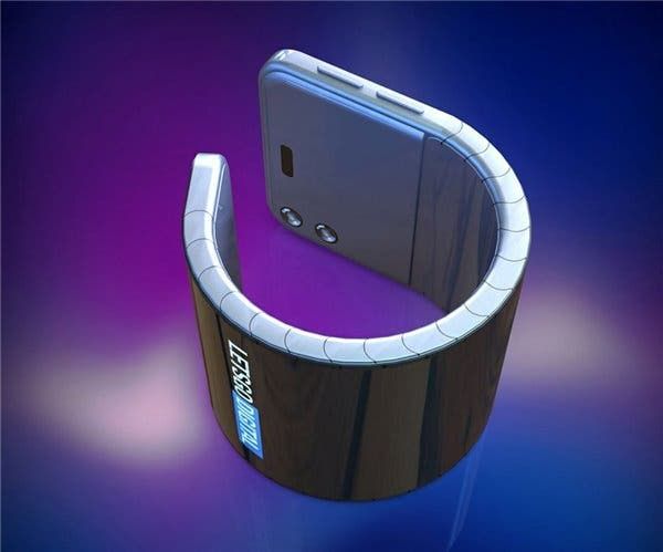 Samsung is working on a foldable phone that wraps around the wrist