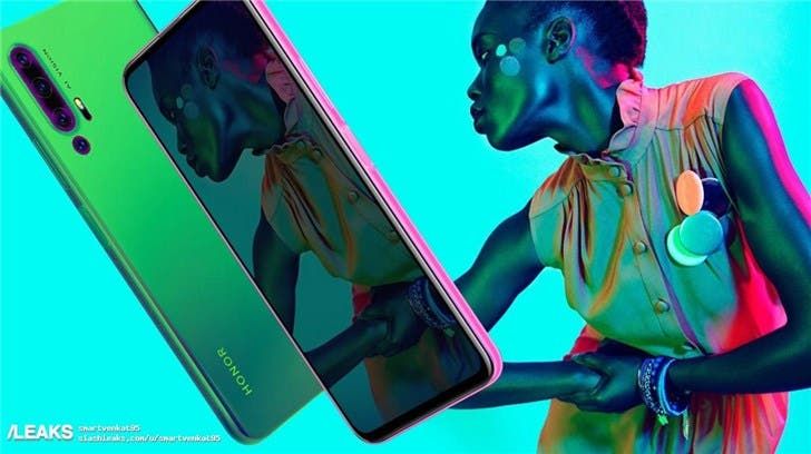 Honor 20 Promo Posters Leaked, Showing Four Color Options
