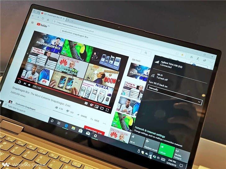 Lenovo and Qualcomm Showcased The World's First 5G Notebook