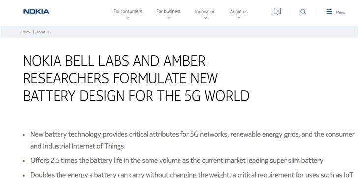 Nokia Developed Technology That Squeezes 2.5 Times More From Battery