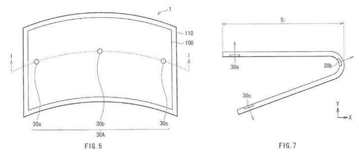 Sony applies for a flexible screen patent