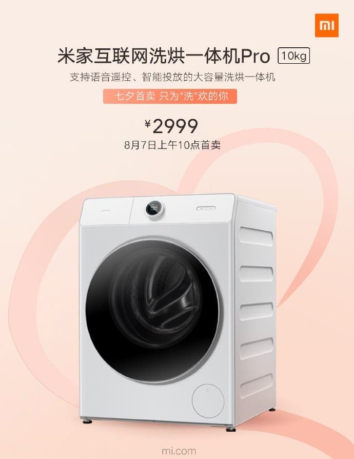 Mijia Internet Washing and Drying Machine Pro To Go On Sale Tomorrow