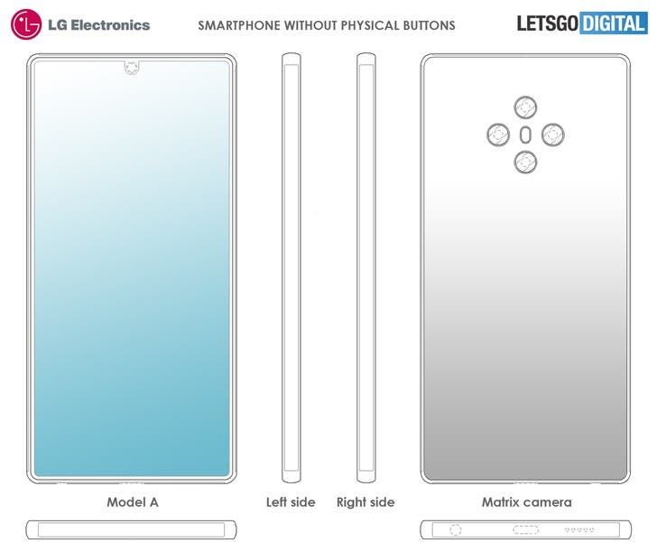 LG's Smartphone Design Patents Show Button-less Models