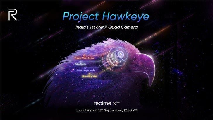 Realme XT With 64MP Camera Coming To India On September 13