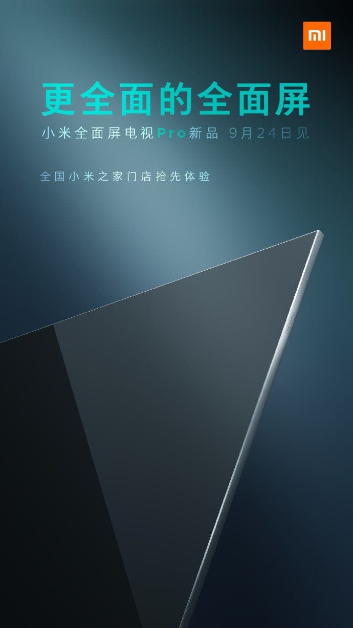Xiaomi TV Pro To Come On September 24: Will It Support 8K?