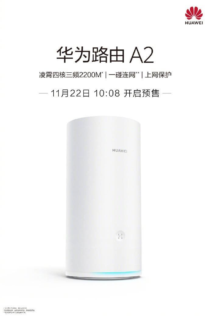 Huawei Router A2 Opened an Appointment at 399 yuan ($57)