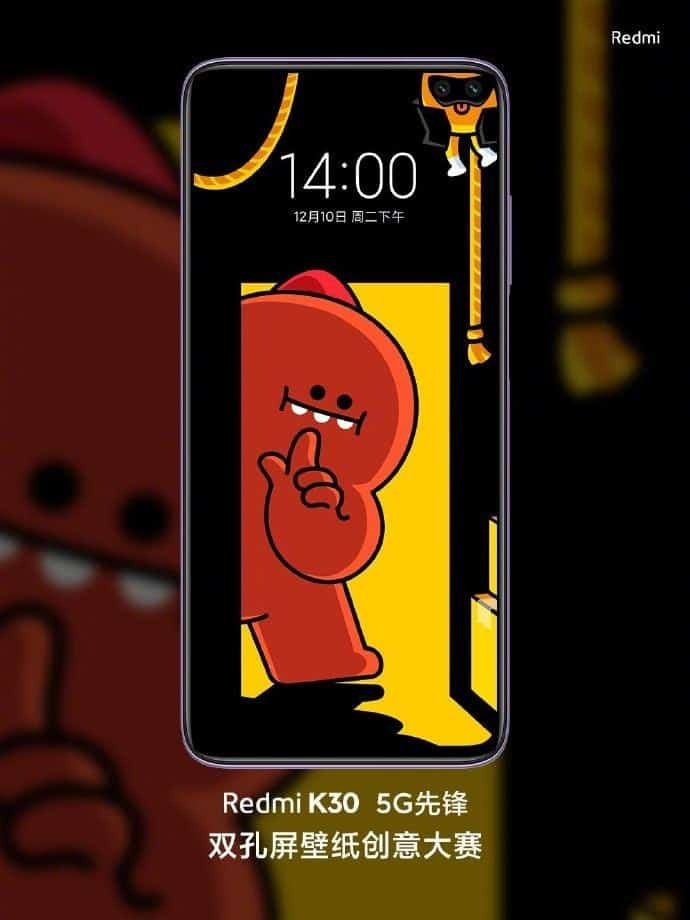 Redmi K30 To Sport 64MP + 8MP + 5MP + 2MP Quad-Camera